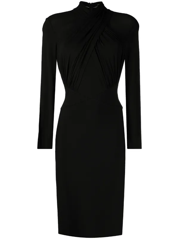 Herve L. Leroux cross-front Draped 