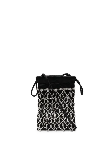 Saint Laurent crystal-embellished drawstring mini bag WOMEN