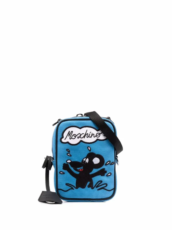 Moschino Mochila Tipo Mensajero Con Diseño Bordado - Farfetch