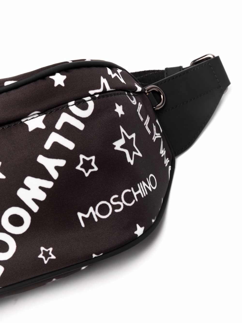 фото Moschino поясная сумка с принтом hollywood