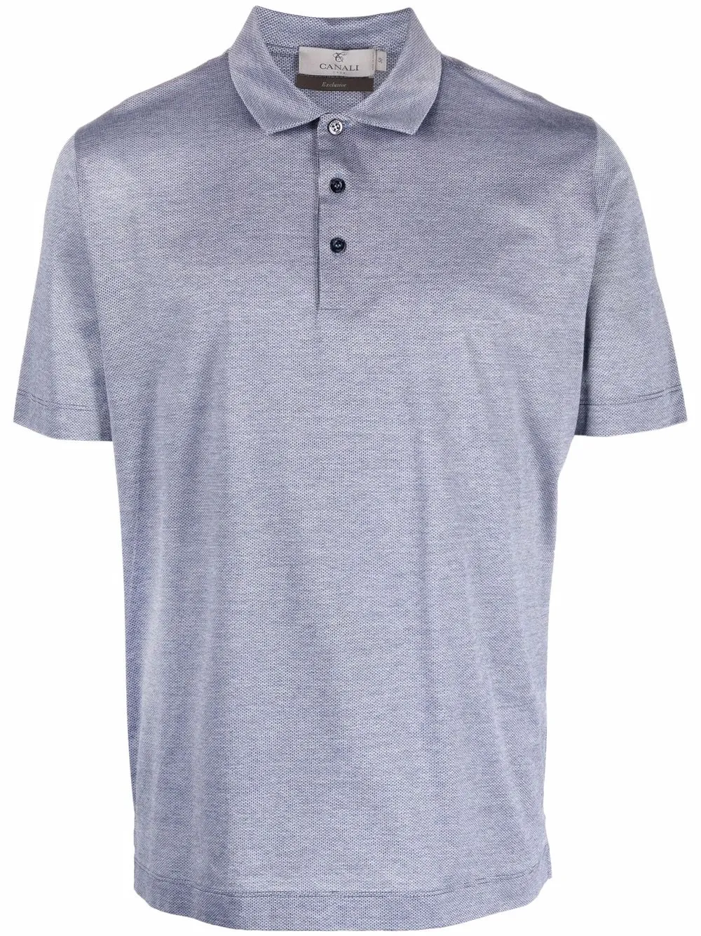 

Canali playera tipo polo manga corta - Azul