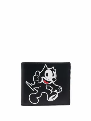 ニールバレット 希少❗️稲妻デザイン 黒 レザー 二つ折り財布 plusnao 長財布 ウォレット 二つ折り レディース レザー調 お