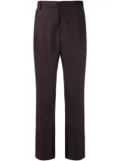 Nanushka Jun twill straight-leg trousers - Purple