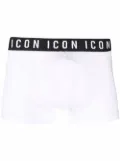 DSQUARED2 logo waist boxers - White