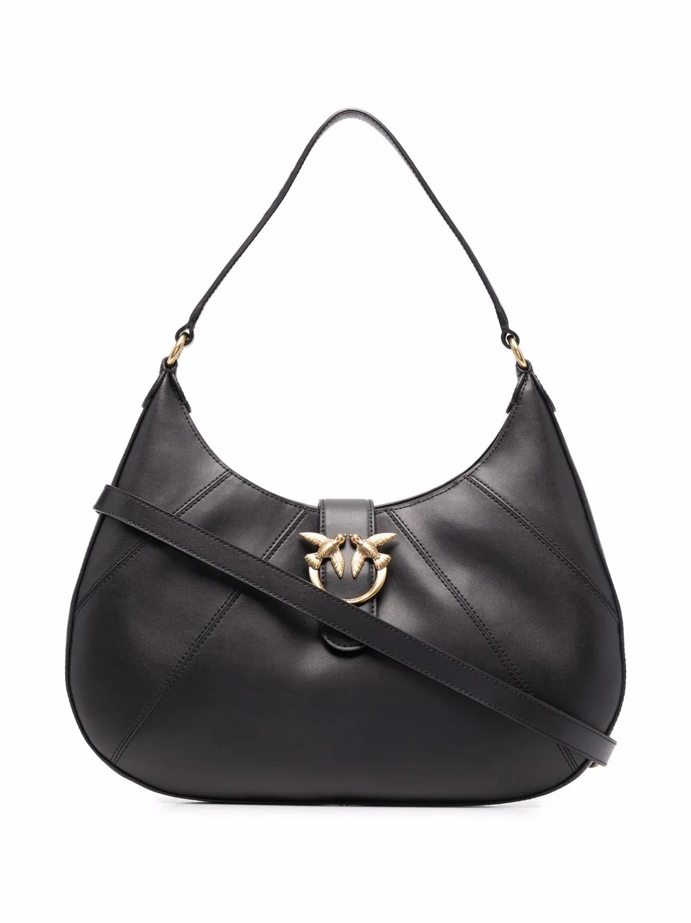 

PINKO bolsa de hombro Love grande - Negro