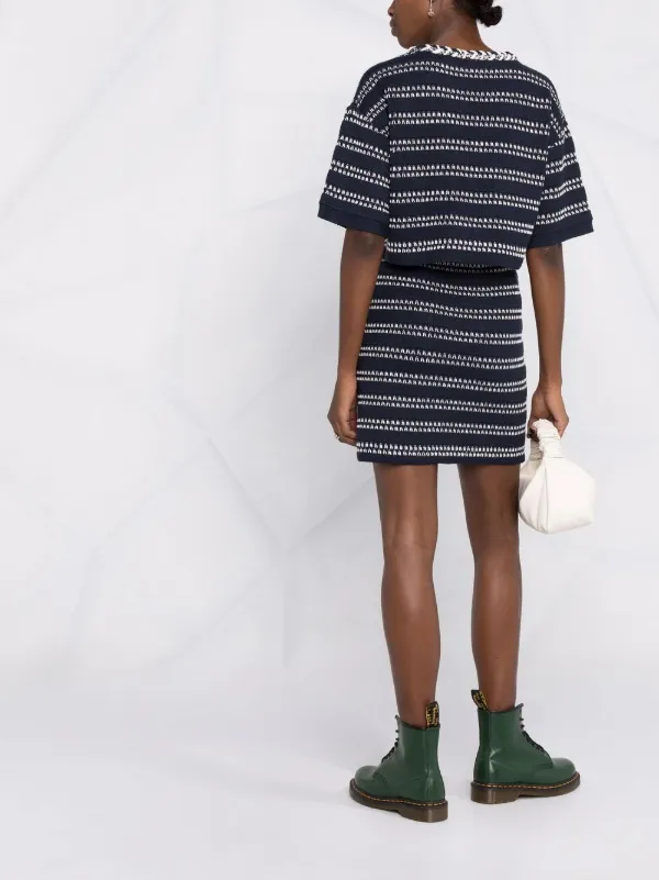 PINKO Woven Mini Skirt - Farfetch