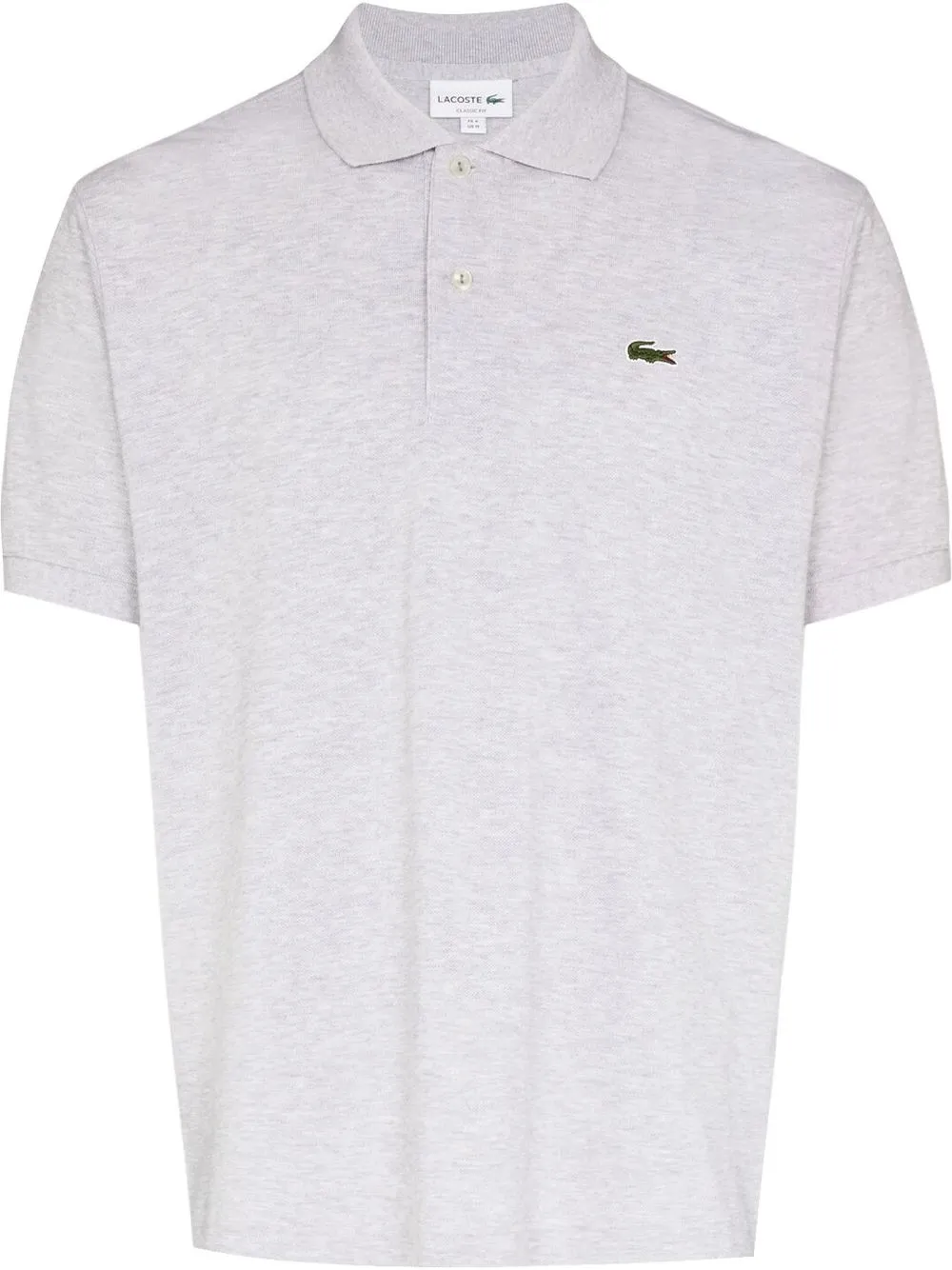 

Lacoste playera tipo polo con parche del logo - Gris