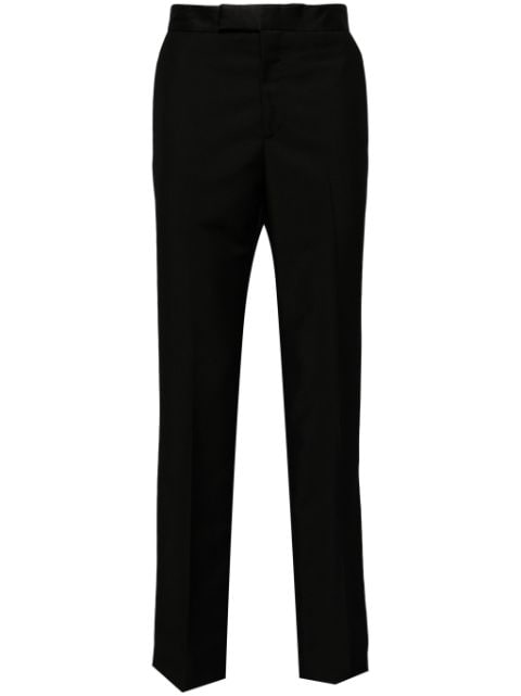 tailored wool trousers