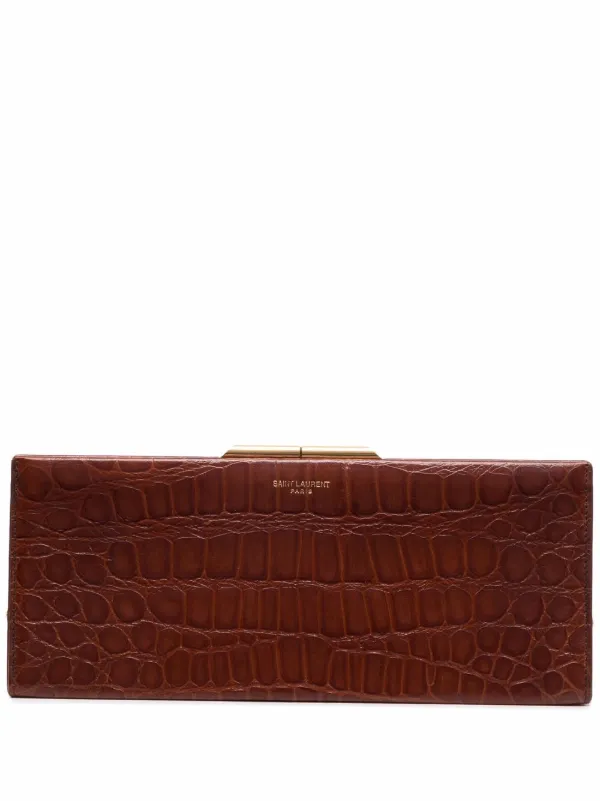 Brown on sale clutch bag