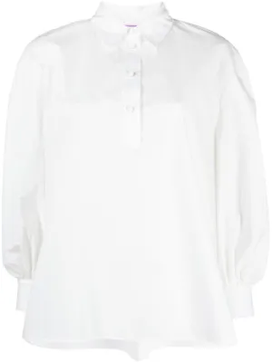 【P.A.R.O.S.H】パロッシュパフスリーブカットソー P.A.R.O.S.H. パフスリーブ シャツ | ホワイト | FARFETCH JP