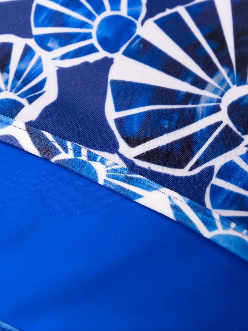 La Doublej Bas De Bikini String à Imprimé Graphique - Bleu 