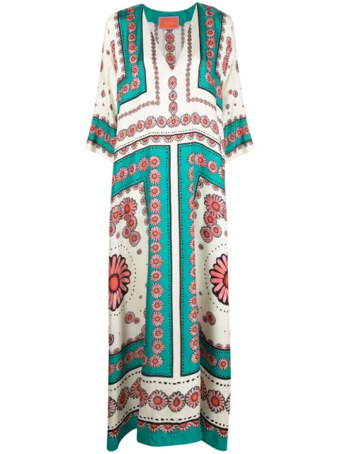 La DoubleJ vestido Muumuu con estampado floral