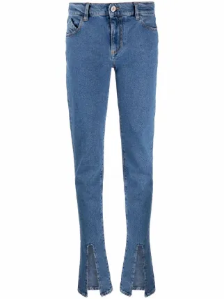 Jeans con new arrivals polsini