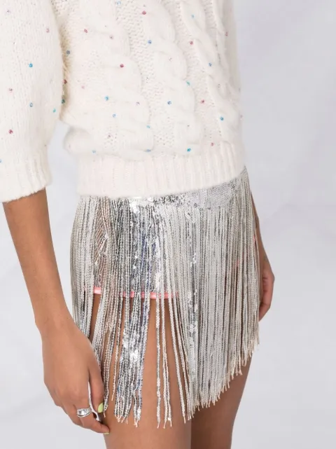 Forte Forte sequin-embellished fringe 