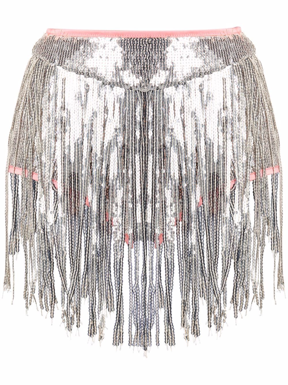 Forte Forte sequin-embellished fringe-detail Shorts - Farfetch