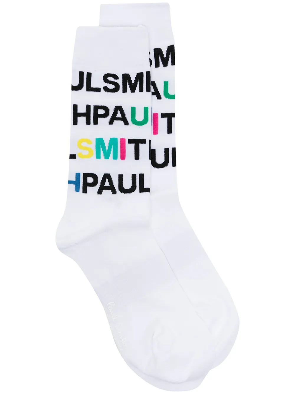 

Paul Smith calcetines con logo tejido en intarsia - Blanco