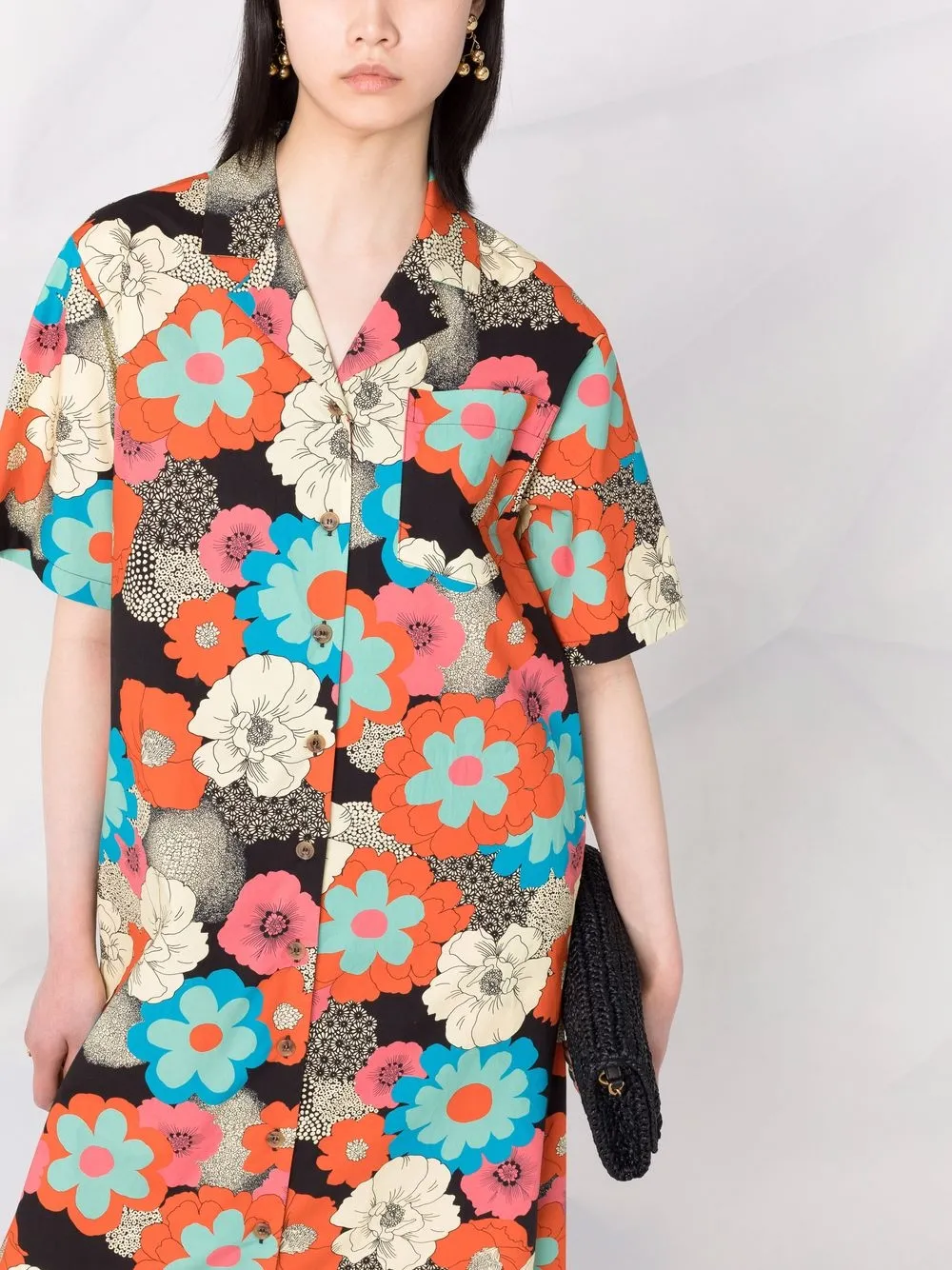 Bowling Floral Shirtdress
