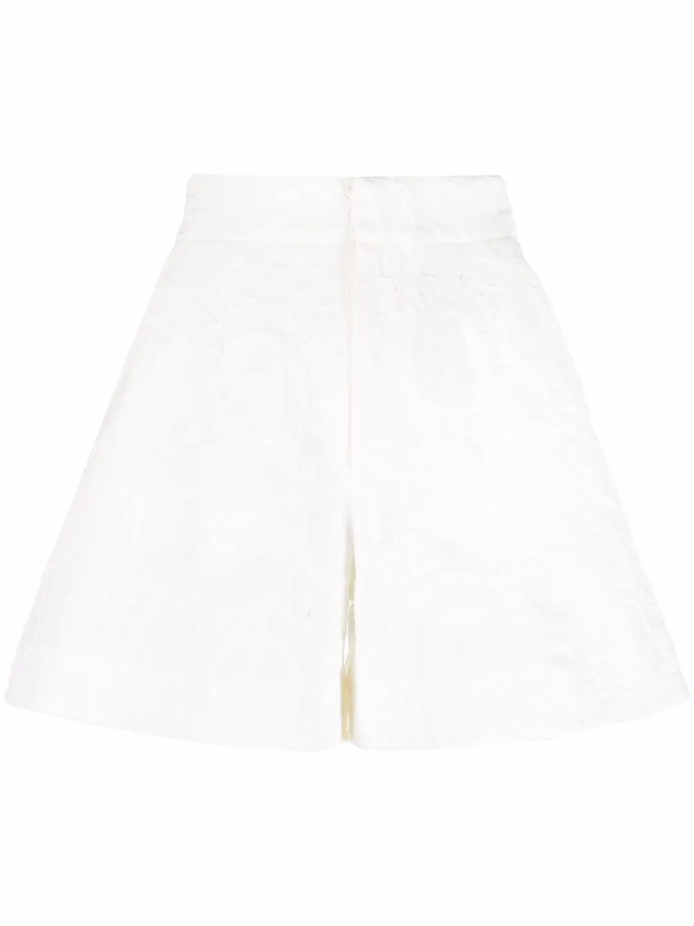 

La DoubleJ shorts bordados - Blanco