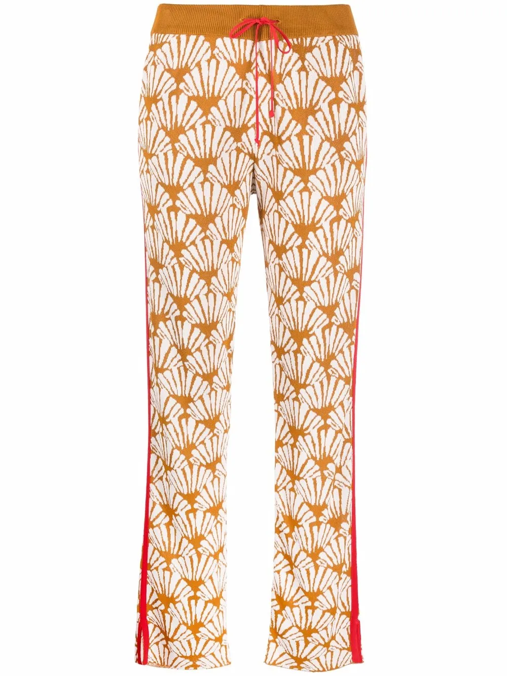 

La DoubleJ joggers con estampado floral - Marrón