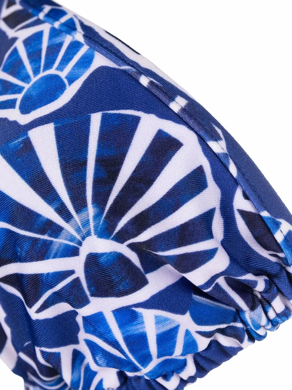 LA DOUBLEJ SEASHELL-PRINT TRIANGLE BIKINI TOP