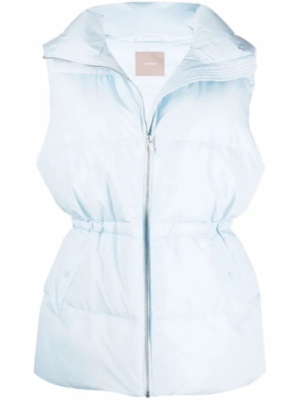 12 STOREEZ drawstring-waist Puffer Vest - Farfetch