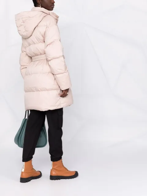 12 STOREEZ Belted Puffer Coat - Farfetch