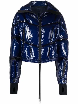 forever 21 vinyl puffer jacket