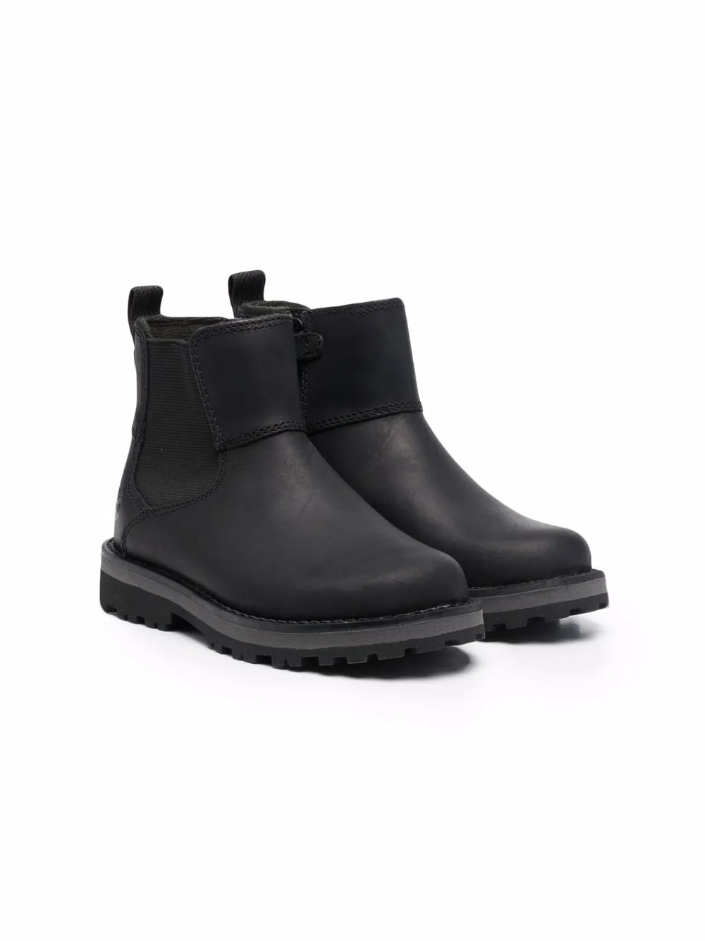 

Timberland Kids botas con paneles laterales elásticos - Negro