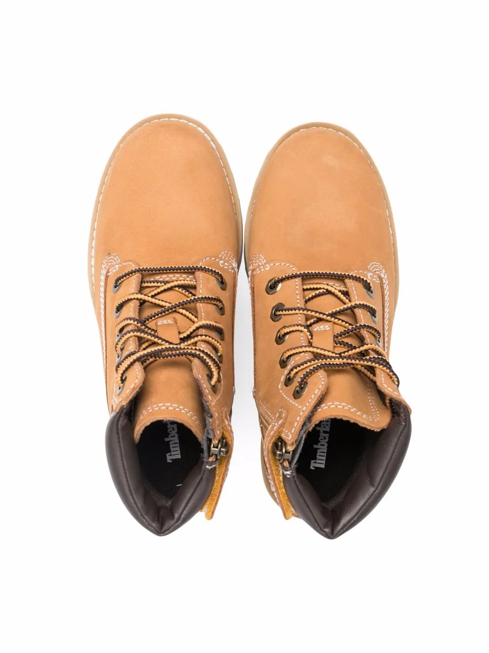  Timberland Kids Stiefeletten Mit Schnürung   Blau 