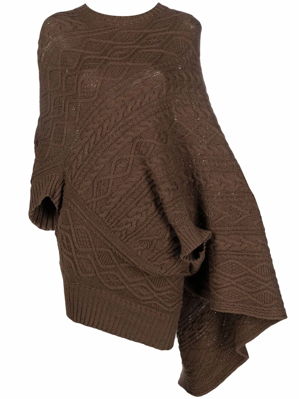 

Junya Watanabe Comme des Garçons Pre-Owned suéter con detalle cruzado 2000 - Marrón