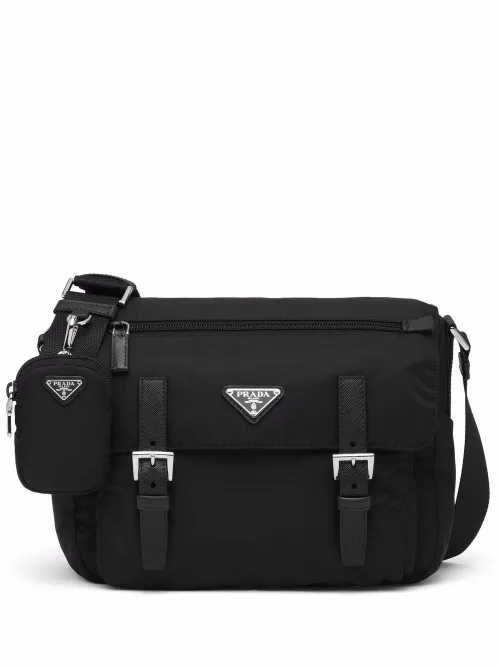 Sac porté épaule Re-Nylon à plaque logo - Prada - Modalova