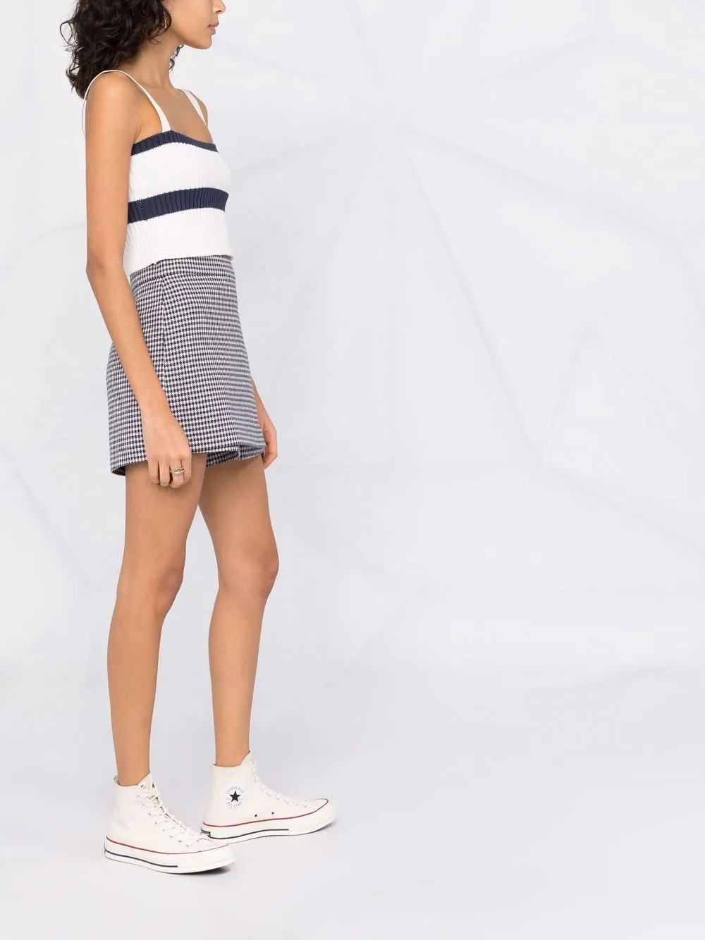 фото Pinko шорты в ломаную клетку