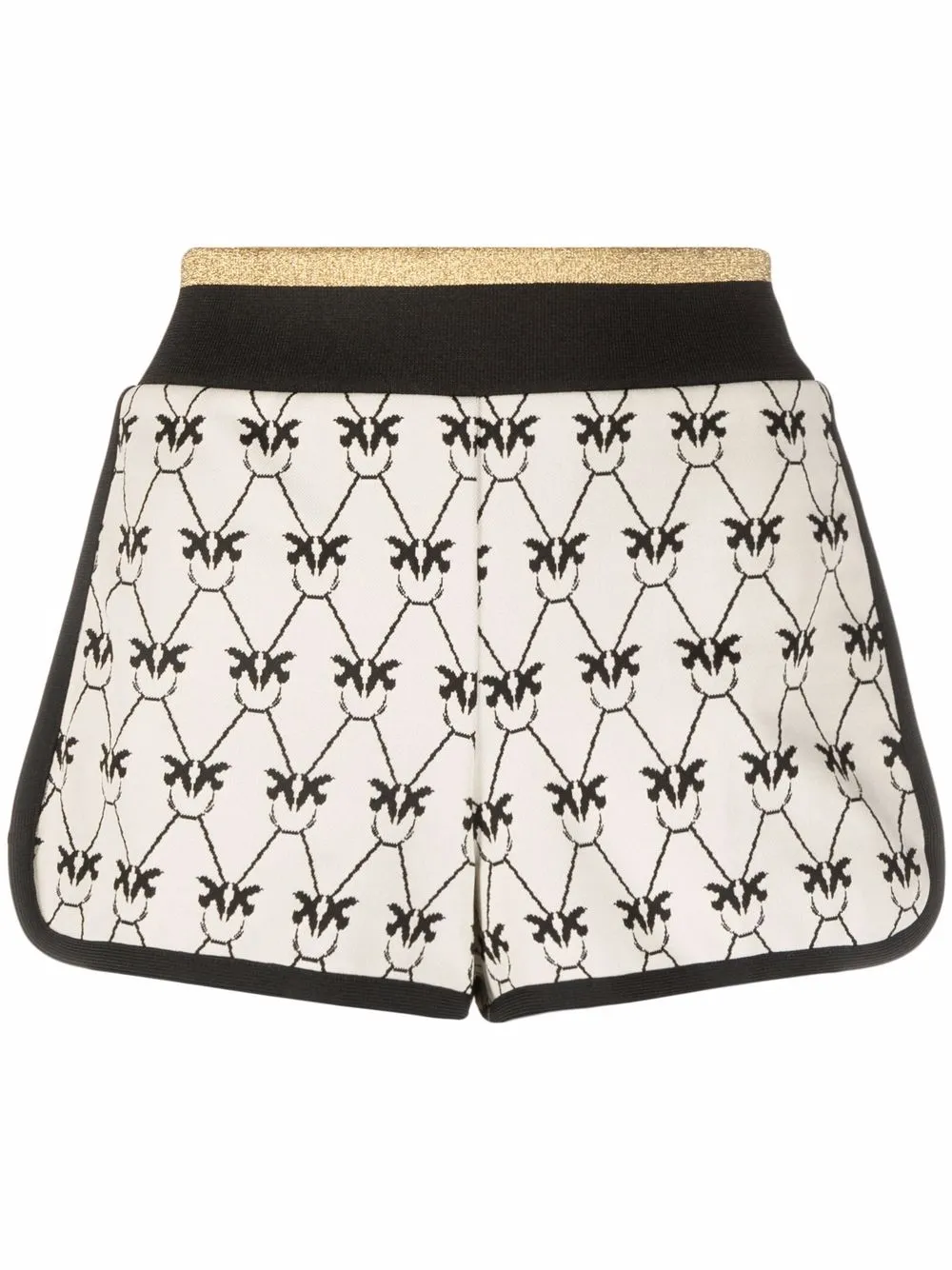 

PINKO shorts con estampado del logo - Neutro