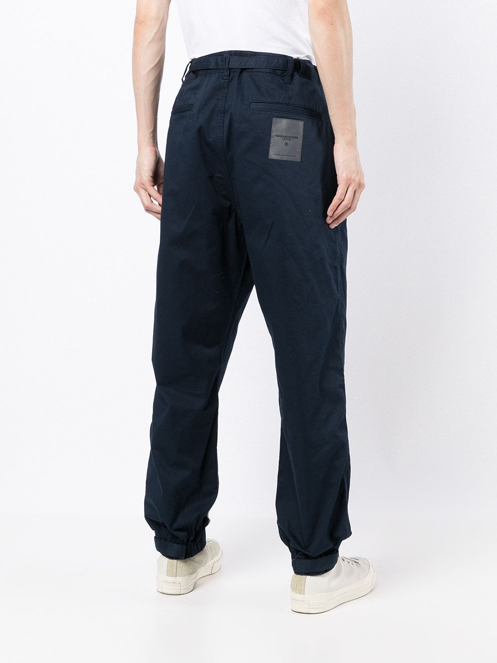 Izzue High-waisted Slouchy Trousers In Blue | ModeSens