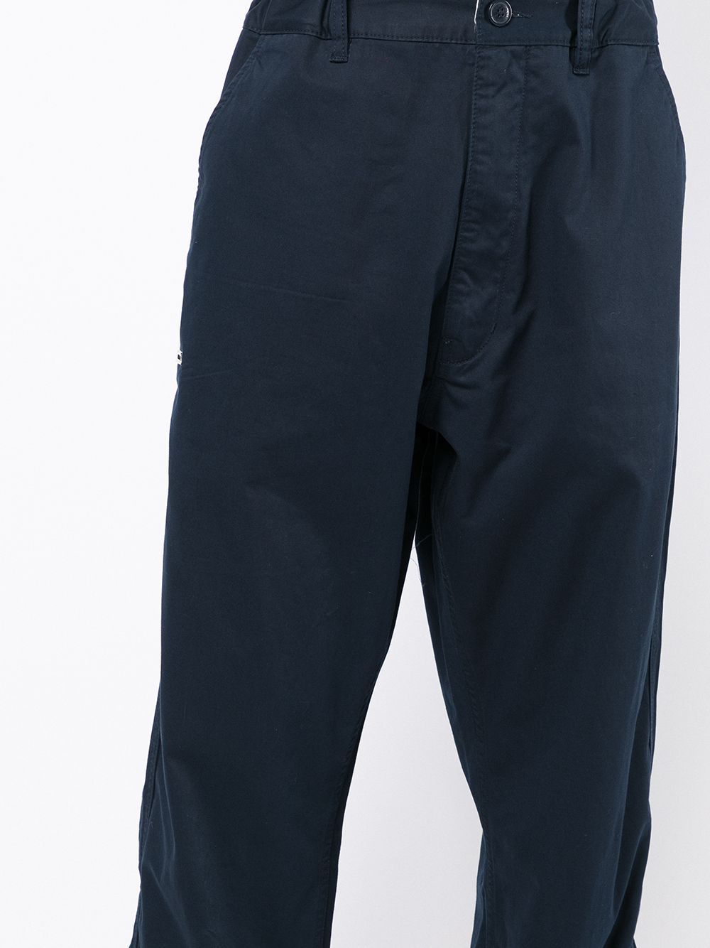 Izzue High-waisted Slouchy Trousers In Blue | ModeSens