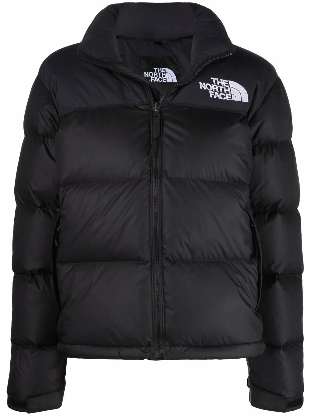 

The North Face logo-print feather-down padded jacket - Black