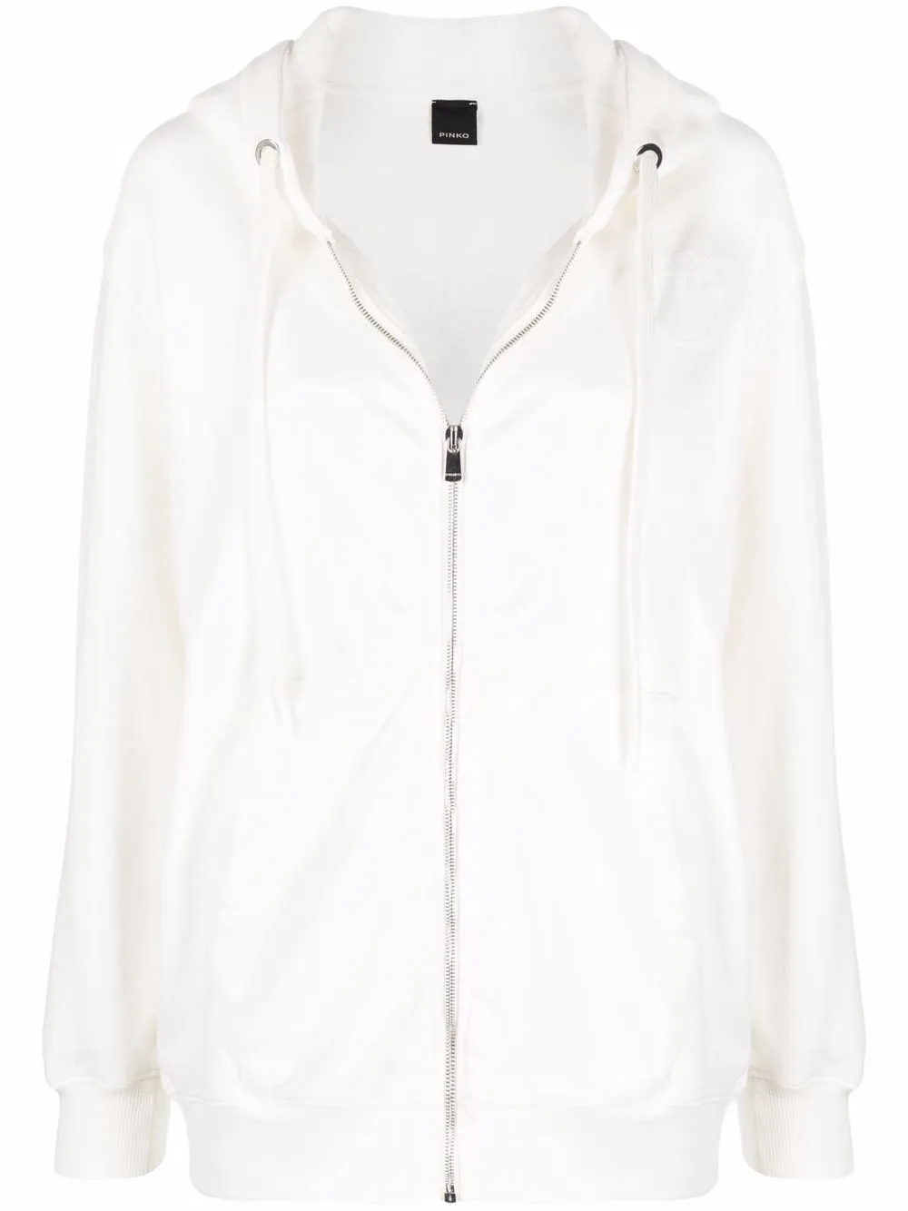 

PINKO hoodie con logo estampado - Blanco