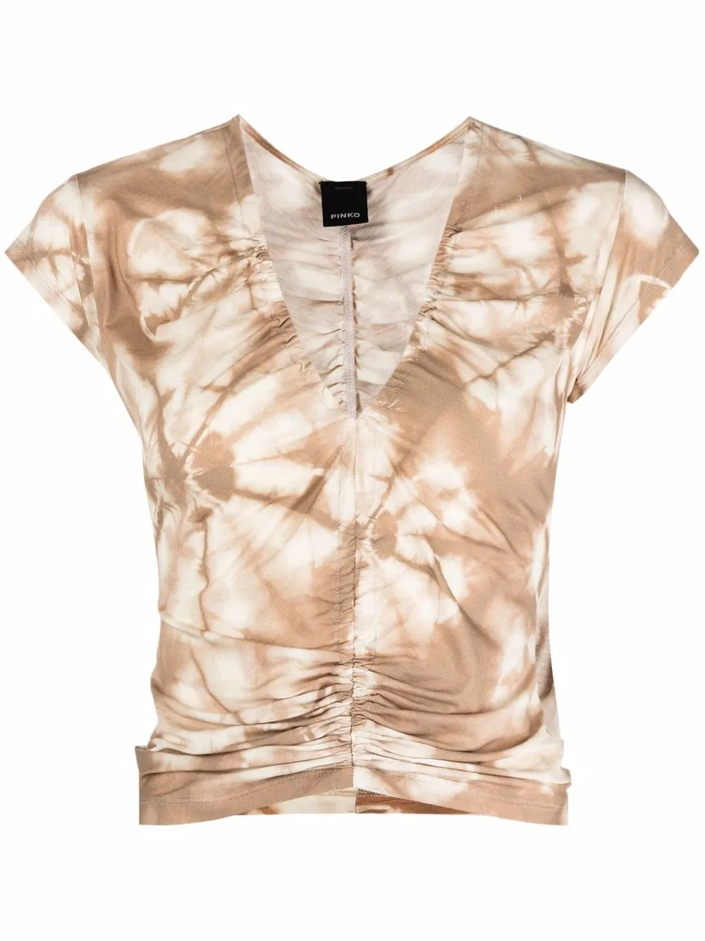 

PINKO playera con estampado tie-dye - Neutro