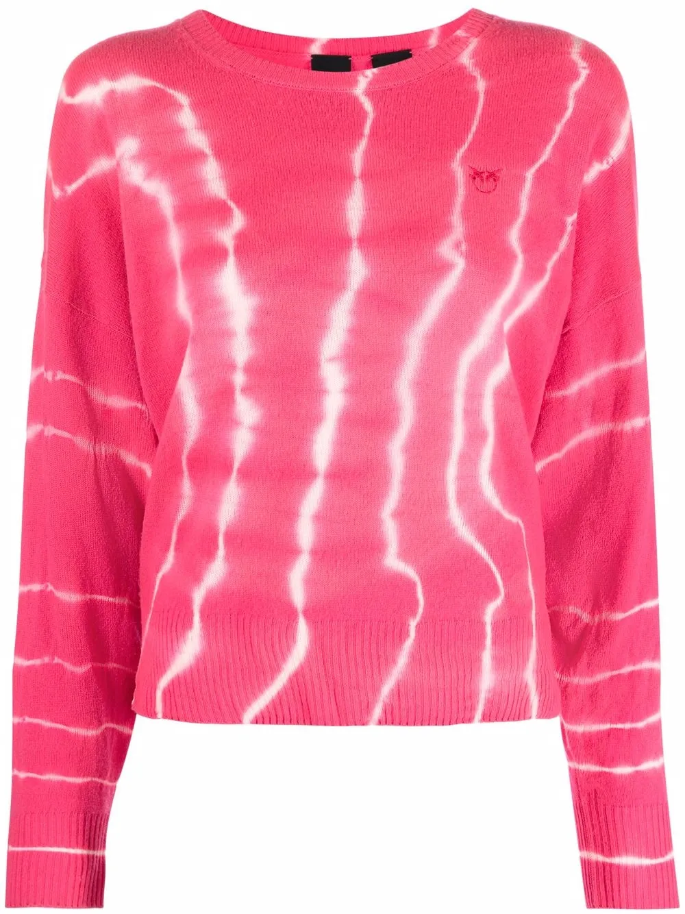 

PINKO suéter tejido con motivo tie-dye - Rosado