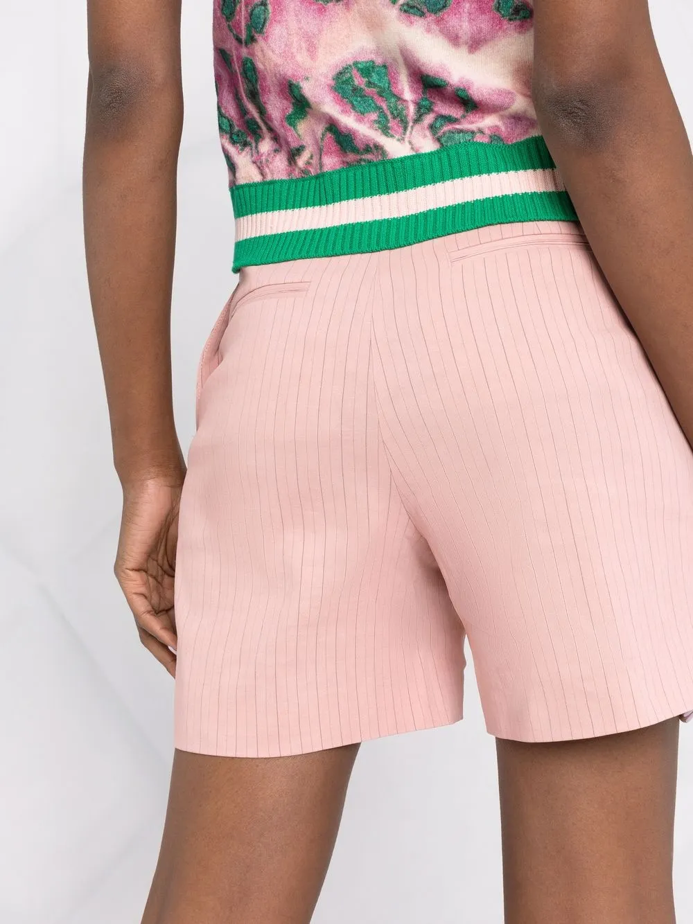 фото Pinko шорты в тонкую полоску