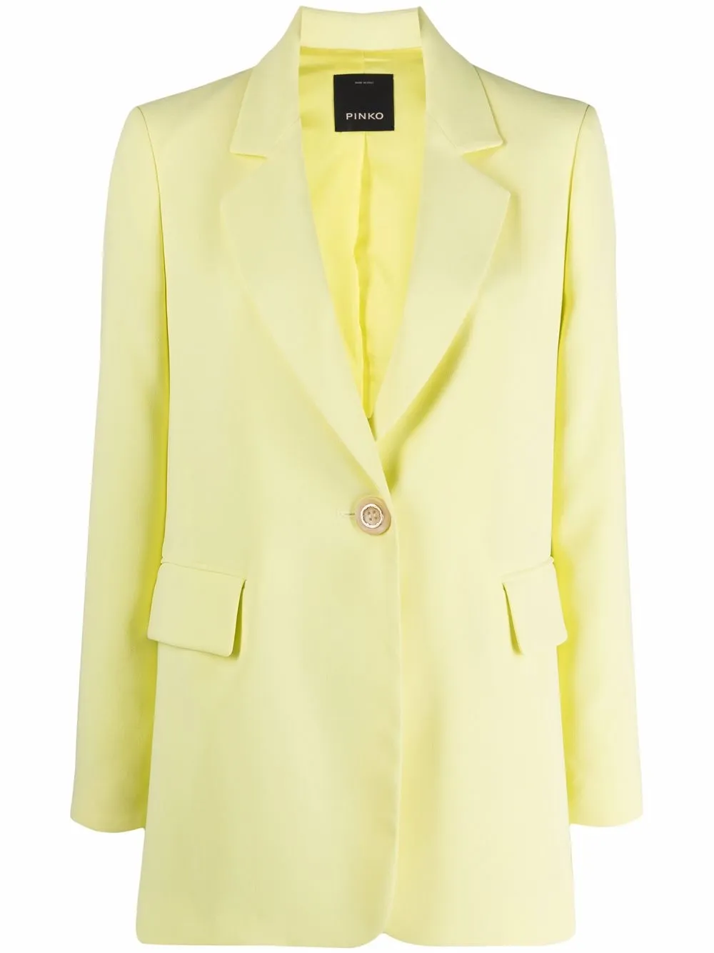 

PINKO blazer con botones - Amarillo