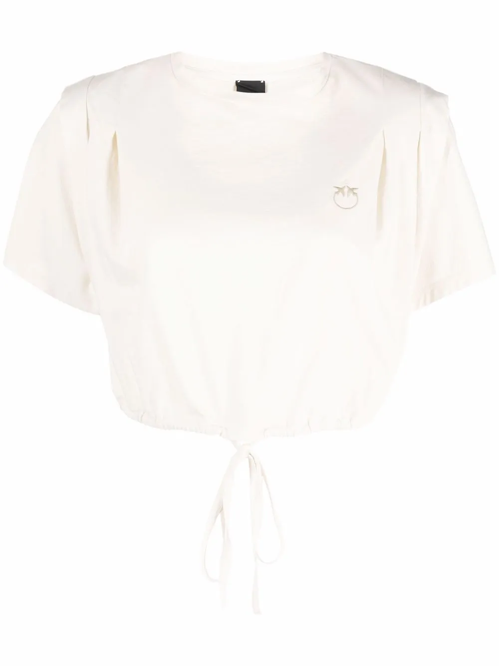 PINKO Love Bird Embroidered Drawstring T-shirt - Farfetch