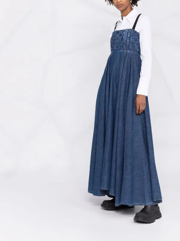 PINKO interwoven-detail Denim Dress 