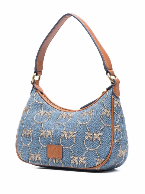 pinko logo印花托特包