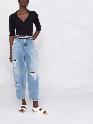 Women's Designer Straight Leg Jeans 