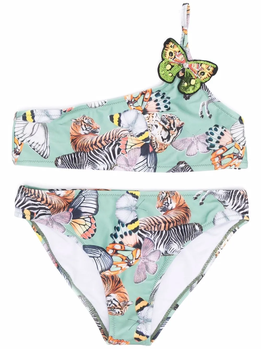 

Molo TEEN graphic-print bikini - Green