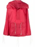 Sunnei drawstring hooded pullover jacket - Red