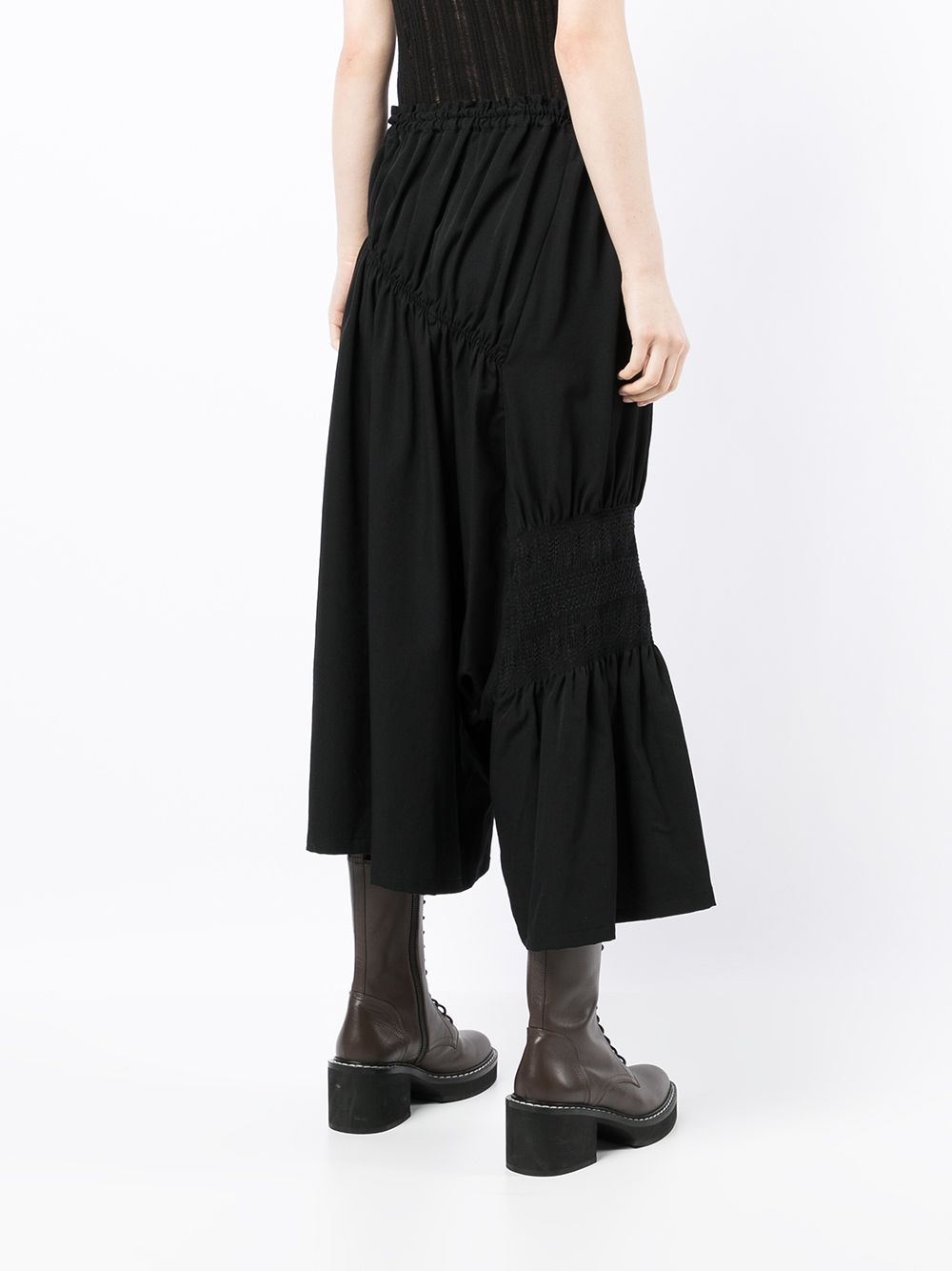 Y's asymmetric-gathered Culottes - Farfetch