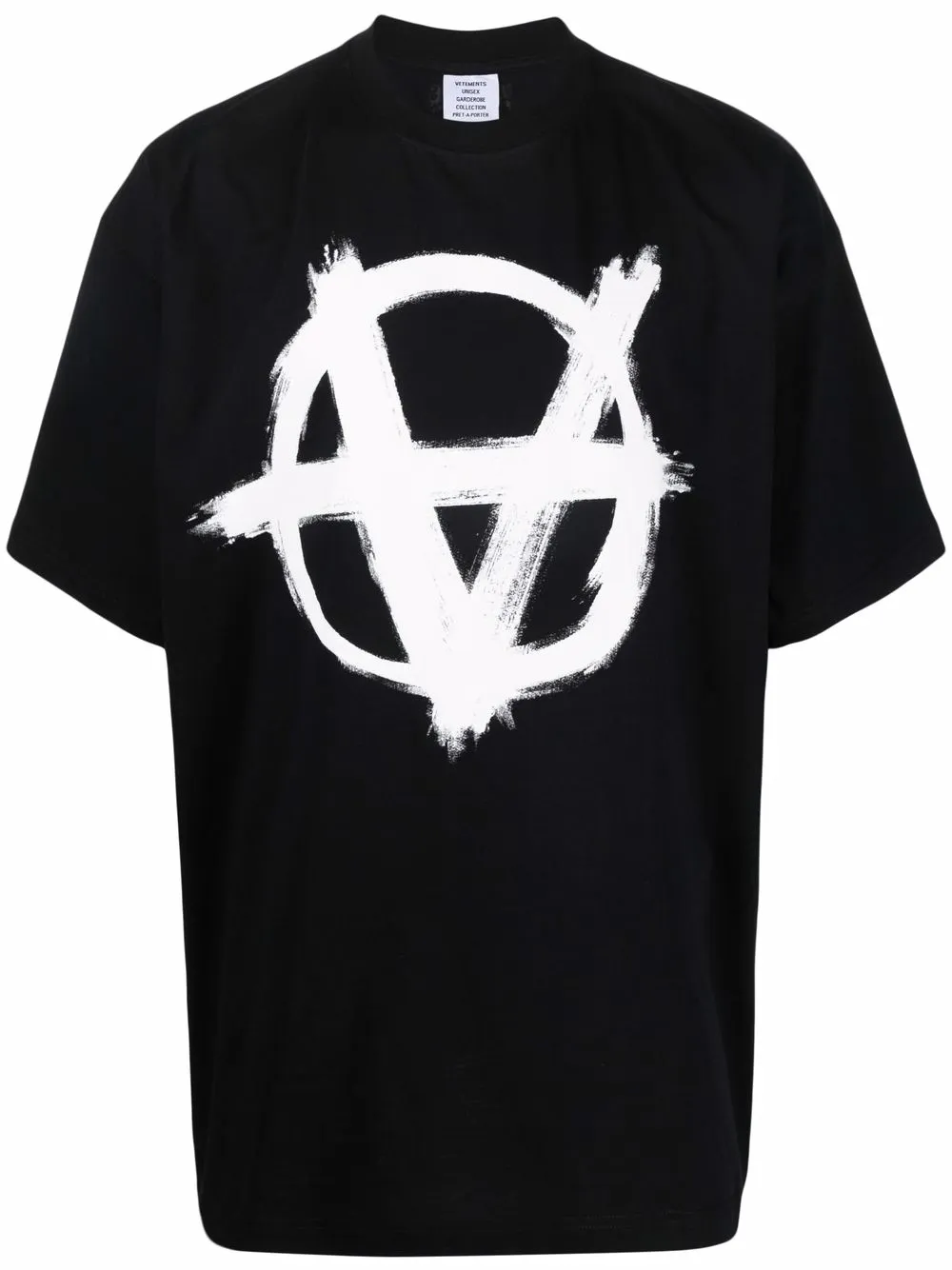 

VETEMENTS playera con logo estampado - Negro