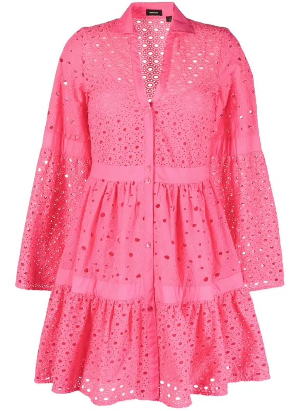 PINKO broderie-anglaise Dress - Farfetch